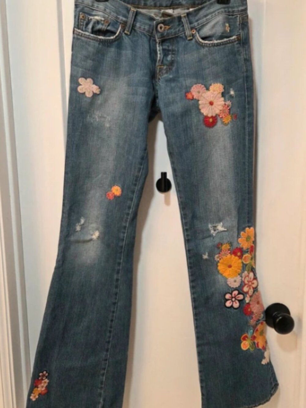 Lucky Brand Jeans True Vintage Low Rise Jeans Y2K, SIZE 25, RARE Super Cute!